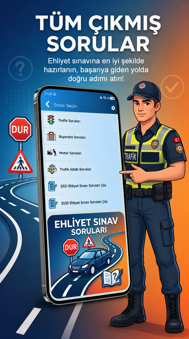 Ehliyet Sınav Soruları ekran görüntüsü 2